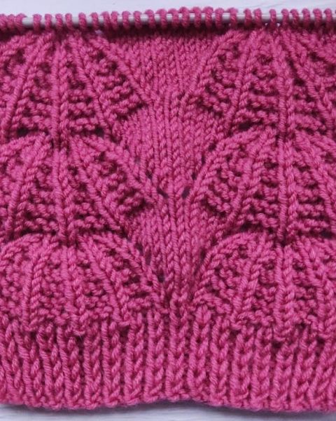 Parasol Stitch Fancy Knitting Pattern